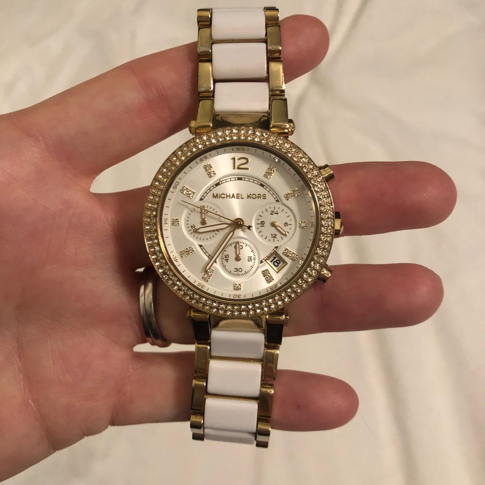 Michael Kors Parker gold watch
